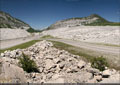 The west entrance to Bellevue is just inside the debris field of the Frank Slide